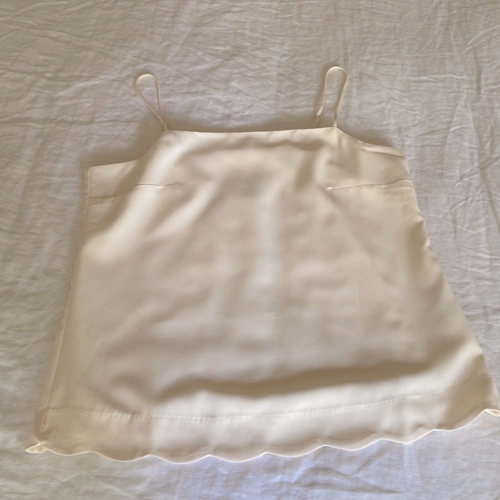 J.Crew scalloped camisole